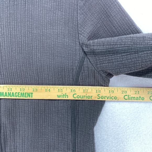 EILEEN FISHER Jacket S Cotton Ribbed Textured Canvas Full Zip Brown USA VTG - Picture 11 of 14